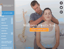 Tablet Screenshot of chiropracticsolutionspc.com